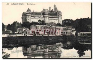 Old Postcard Pierrefonds Chateau