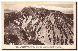 Old Postcard The Mezenc Panoramic Aerial Versant Vivarais
