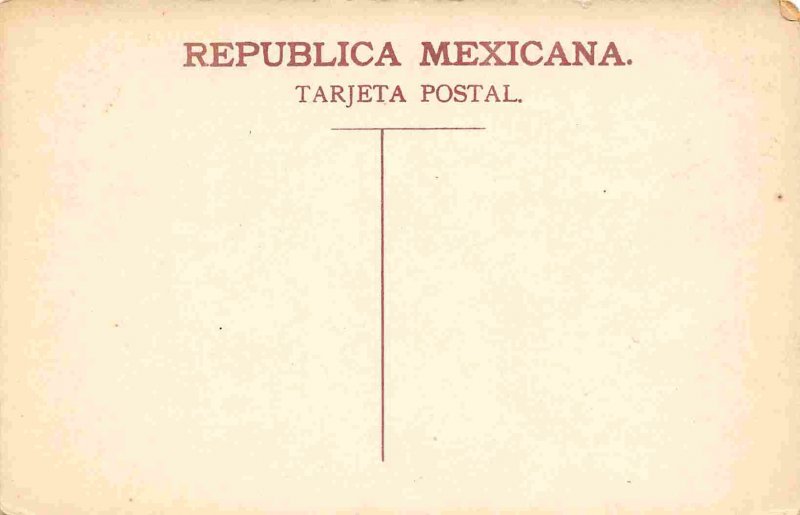 Ox Cart & Driver Mexico 1910c postcard