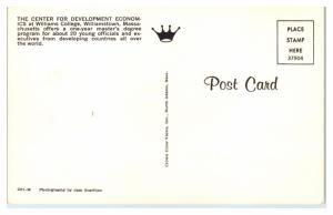 Center for Development Economics, Williams College, Williamstown, MA Postcard