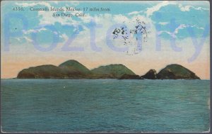 CORONADO ISLANDS MEXICO 1924 (4350)  17 MILES FROM  SAN DIEGO CALIFORNIA