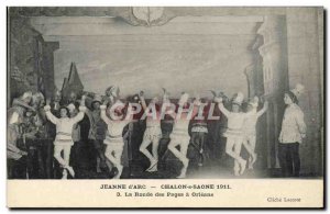 Old Postcard Jeanne d & # 39Arc Chalon sur Saone 1911 Jeanne A La Ronde Des P...