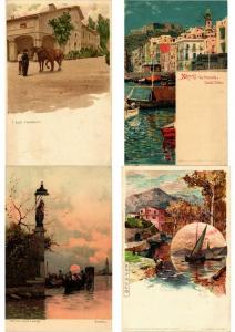  ITALIE  ITALY LITHOGRAPHY LITHO 300 Cartes Postales Pre-1920