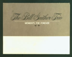 The Bill Gaither Trio Fold Out Flyer