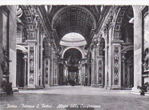 Italy Roma Rome Interno San Pietro Altare della Confessione