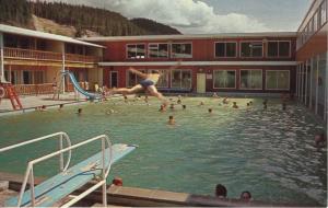 Lakelse Hotsprings BC On Highway 25 Mt. Layton Hotsprings Postcard