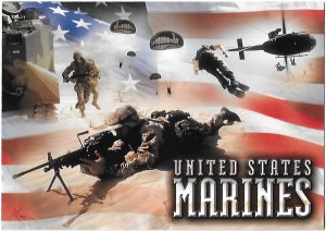 The United States Marines In Action  4 by 6 size