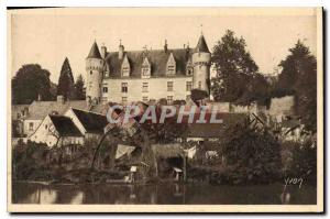 Postcard Old La Douce France Chateaux of the Loire Chateau de Montresor