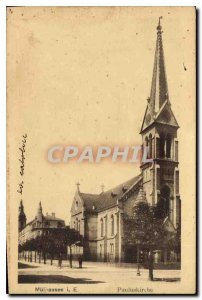 Postcard Old Mulhausen i E Pauluskirche