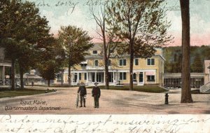 Vintage Postcard Quartermasters Department Togus Maine ME Hugh C. Leighton Pub.
