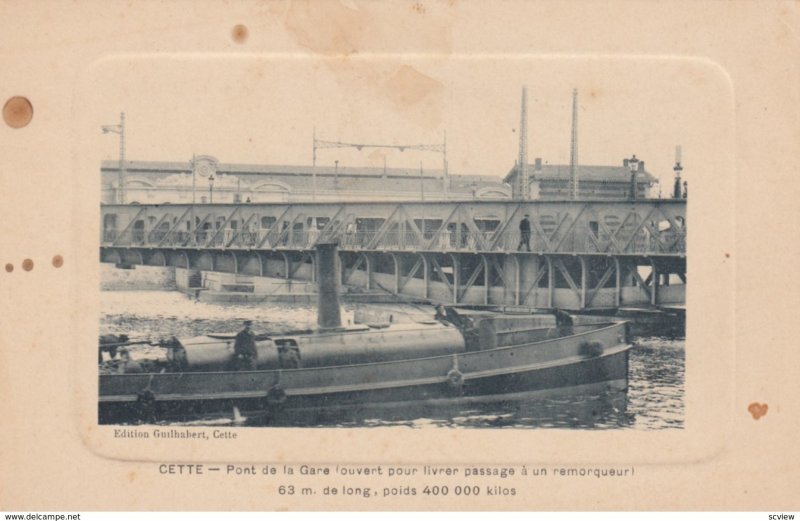 Cette,  France, 00-10s ; Pont de la Gare