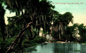 1910 De Leon Springs. Near De Land, Fla Postcard F80 