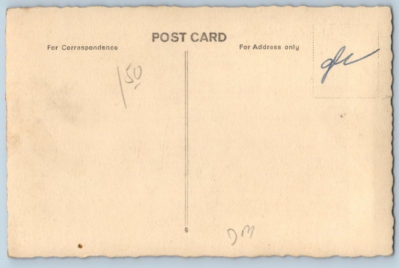 c1910's Coconut Palm Miami Florida FL RPPC Photo Antique Unposted Postcard