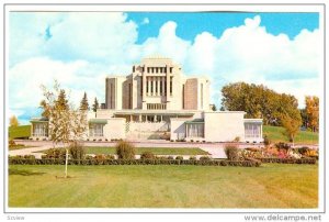 Morman Temple (Church) , CARDSTON , Alberta , Canada , 50-60s #1
