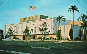 Postcard Peoples Bank of Lakeland with Trust Department Lakeland Florida FL