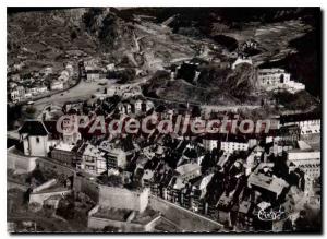 Old Postcard Briancon Htes Alps the highest city in Europe aerial view plungi...