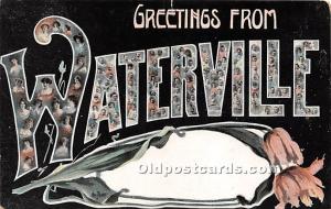 Greetings from Waterville Large Letter Unused 