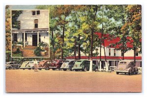 Postcard Great Onyx Cave Hotel Mammoth Cave KY. Kentucky Antique Automobiles