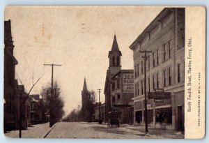 1934 North Fourth Street Hoge Drugs Store Martins Ferry Ohio OH Vintage Postcard