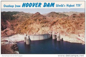 Greetings From Hoover Dam World's Highest 726 Feet