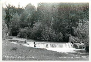 Postcard RPPC Shasta California Montgomery Creek 1940s 24-8039