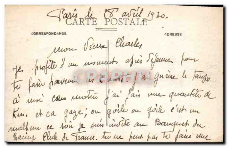 Postcard Old Paris Chatelet