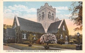 J Gould Memorial Dutch Reformed Church Roxbury, New York  