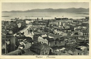 italy, CAGLIARI, Panorama (1920s) Postcard