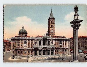 Postcard Basilica of St. Maria Maggiore, Rome, Italy