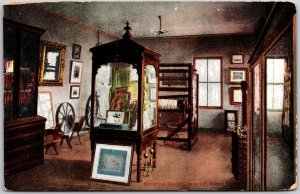 Historical Society Haverhill Massachusetts Antique Crafts House Postcard