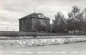 RPPC, Real Photo, County Court House, Bowman, ND, Old Post Card