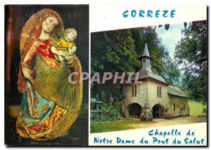 Postcard Modern Correze Correze Chapel of Our Lady of Hi Bridge