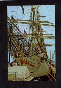 RI Operation Sail Narragansett Bay New Port Rhode Island Ship Danmark Postcard