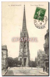 Bordeaux - Tour Saint Michel Old Postcard