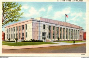 Michigan Lansing Post Office Curteich