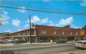 Charleston South Carolina 1950-60s Postcard Orvin Court Motel