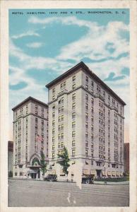 Hotel Hamilton Washington DC 1931