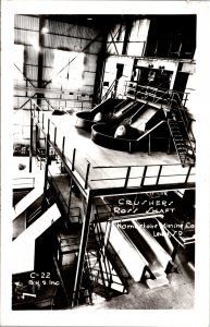 RPPC Crushers Ross Shaft Homestake Mining Lead SD Real Photo Postcard