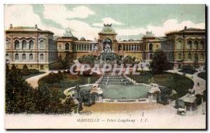 Old Postcard Marseille Palais Longchamp