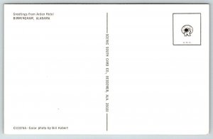 Birmingham  Alabama   Arden Hotel   Postcard