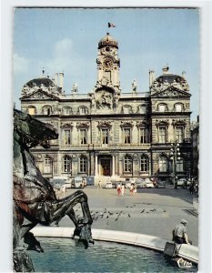 Postcard Hôtel de Ville, Place des Terreaux, Lyon, France