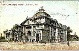 C.1910 New Second Baptist Church, Little Rock, Ark. Postcard P124 