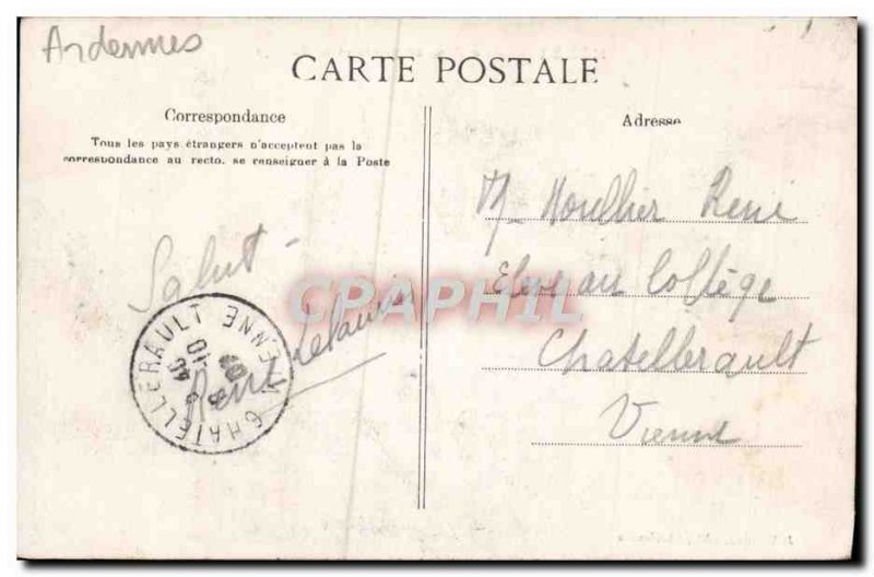 Old Postcard Mezieres Le Pont De Pierre And Dam