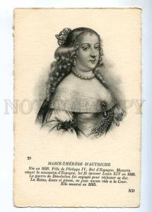 234212 MARIE-THERESE D'AUTRICHE Maria Theresa Vintage postcard