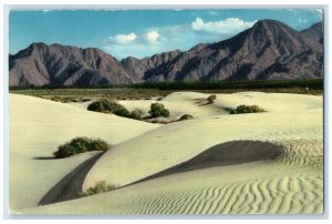 1960 Southern California Sand Dunes Palm Springs Coachella Valley CA Postcard