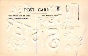 To my dear sister Writing on back 