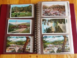 162 Vintage Post Cards in Post Card Album # 3