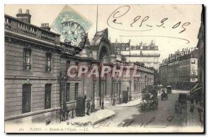 Postcard Old Paris Entree de l'Elysee