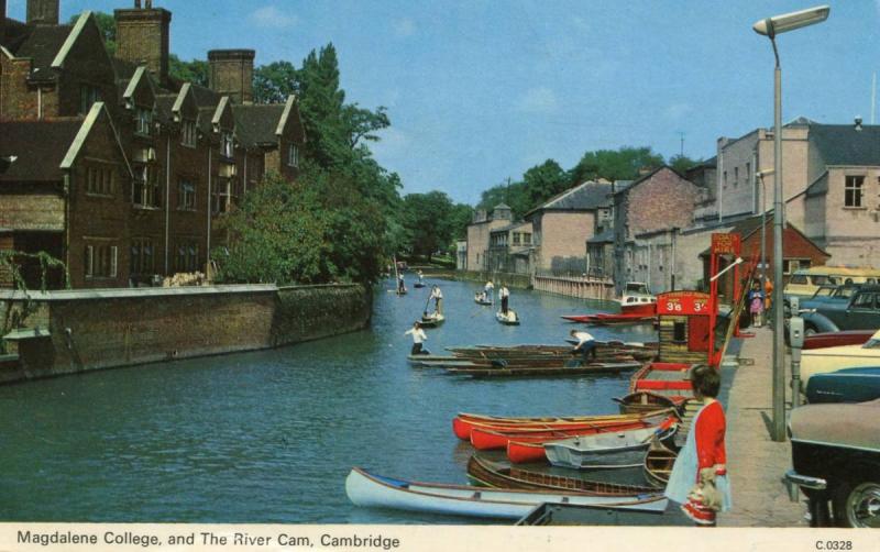 UK - England, Cambridge. Magdalene College, The River Cam