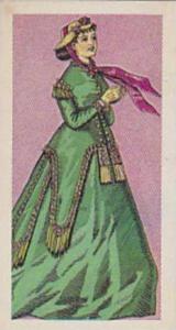 Brooke Bond Vintage Trade Card British Costume 1967 No 35 Lady's Day Dress Ci...